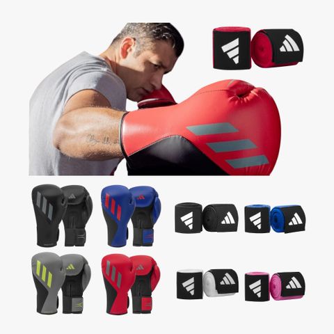 adidas SPEED150 拳擊手套超值組合(拳擊手套+拳擊手綁帶)