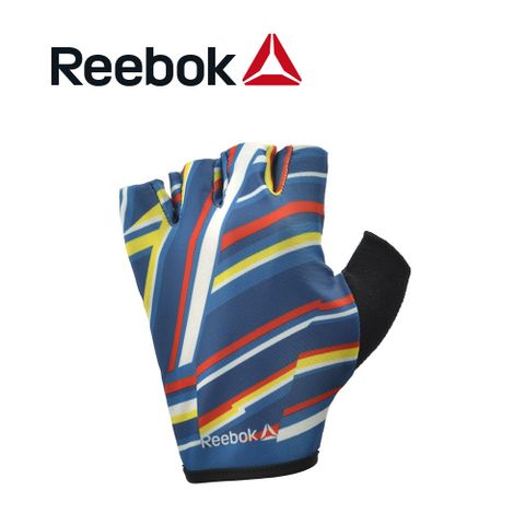Reebok 健身手套/重訓手套(斜紋彩)