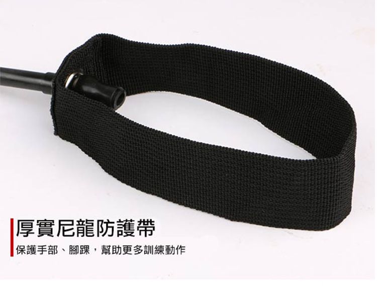 厚實尼龍防護帶保護手部、腳踝,幫助更多訓練動作