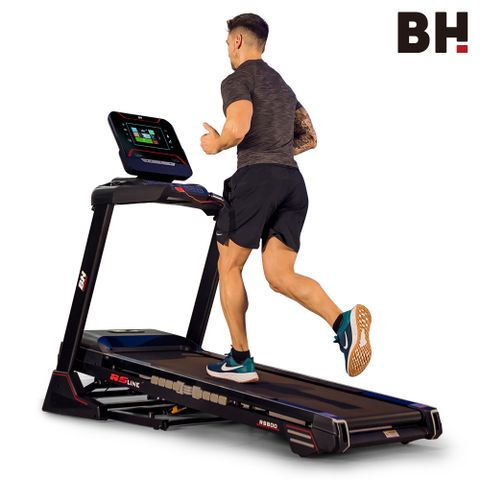 BH 歐洲百年品牌 RS800 TFT 智能變頻跑步機(靜音耐久馬達/電動升降坡度/心率偵測/體脂測量/到府安裝)