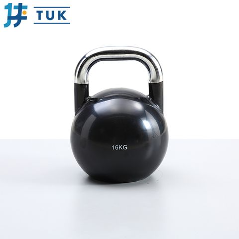 TUK 體育刻 彩色競技壺鈴16kg-全鋼型手把,不易生銹,方便抓握,手感舒適