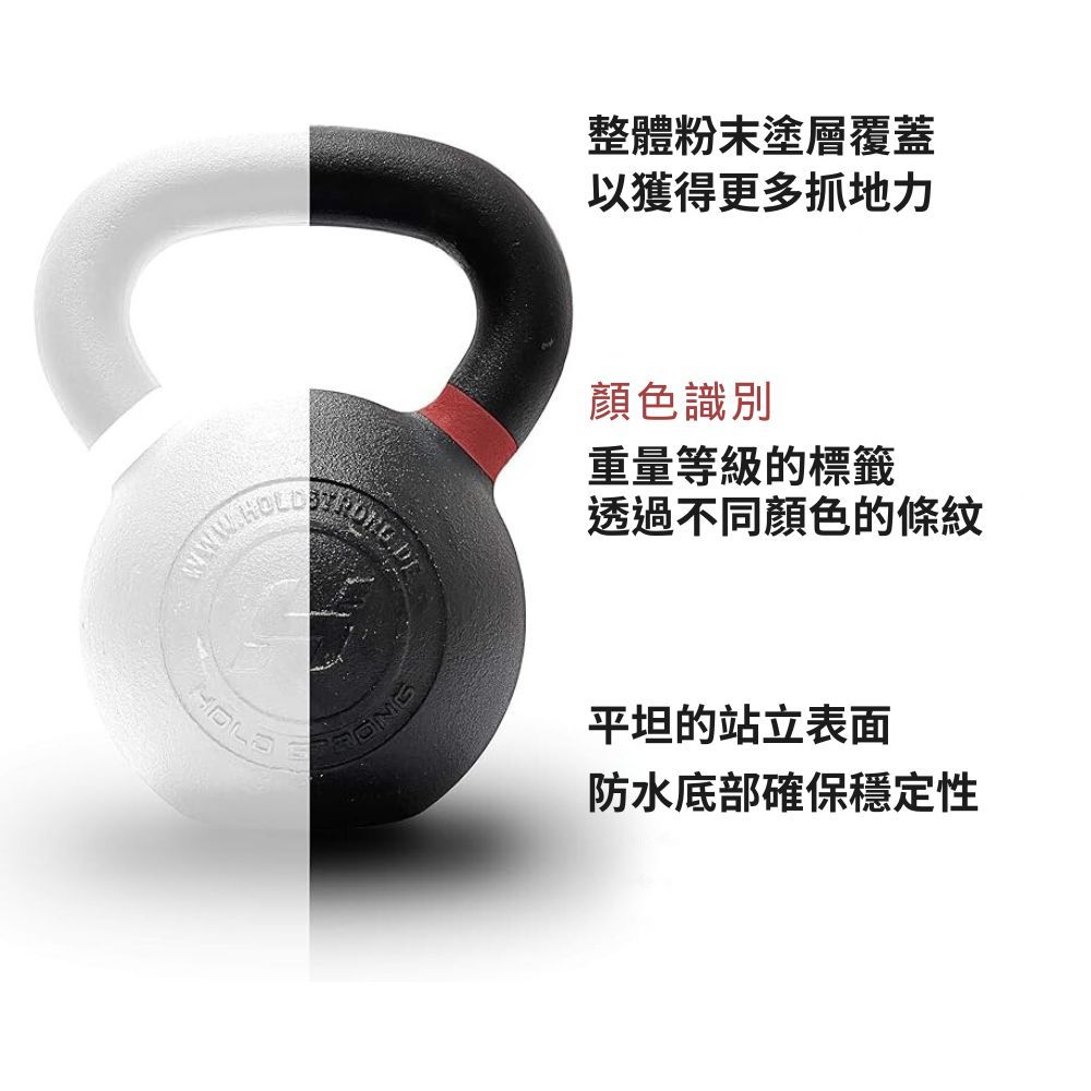  【德國HOLD STRONG】ELITE 系列 鑄鐵壺鈴 8kg