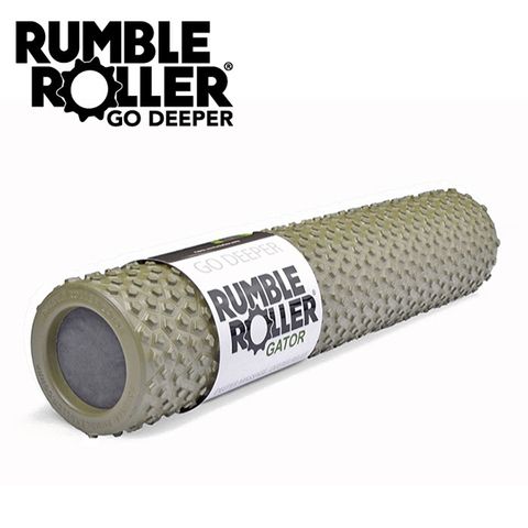 Rumble Roller 揉壓按摩滾輪 狼牙棒 Gator 鱷皮系列(56cm)免運/台灣製造/代理商貨