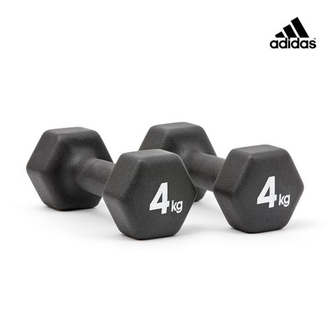 adidas 愛迪達【福利品】六角訓練啞鈴 (4kg/2入)