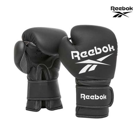全方位訓練，提供完整保護Reebok-拳擊訓練手套(黑) 10-14oz