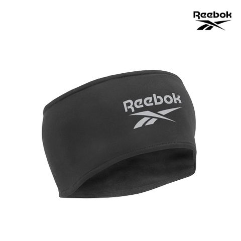 Reebok 舒適吸汗寬版運動髮帶(黑)