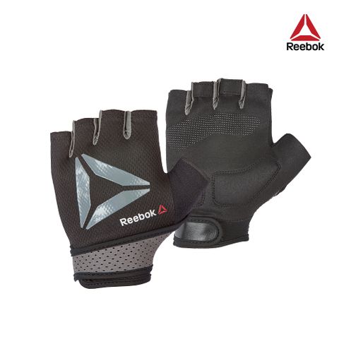 Reebok 銳步【福利品】防滑短指訓練手套 (黑)