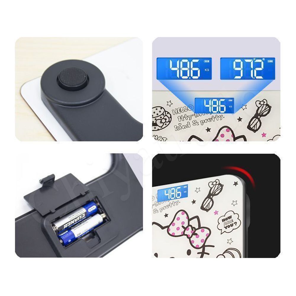 Sanrio 三麗鷗 【百科良品】Hello Kitty凱蒂貓  數位電子體重計 體重機 電子秤(正版授權)