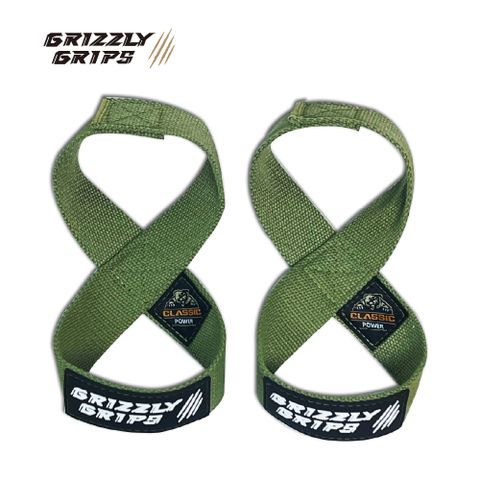 【GrizzlyGrips】8字拉力帶 CLASSIC 經典款/M 助握帶 助力帶 倍力帶
