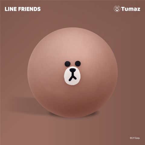 TUMAZ 月熊健身 熊大紓壓放鬆按摩球-LINE FRIENDS特別款