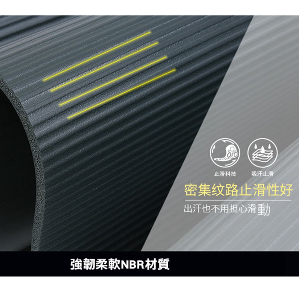 SUCCESS 成功 特波士10mm加厚有氧核心運動墊 NBR瑜珈墊