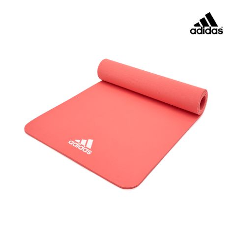 adidas 愛迪達【福利品】輕量波紋瑜珈墊-8mm