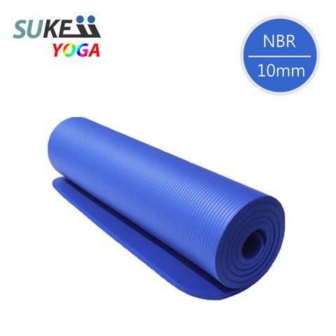 [SUKEII] NBR高密度瑜珈墊(10mm) 藍色 x2