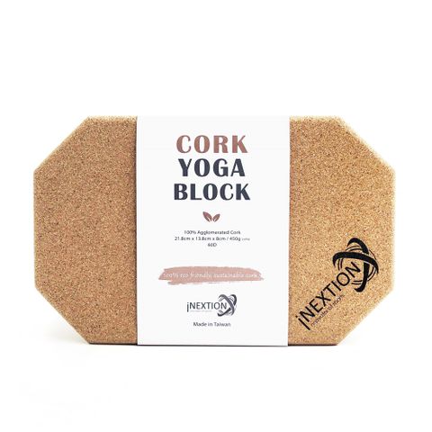 inextion Cork Yoga Block 羽量級八角軟木瑜珈磚 60D