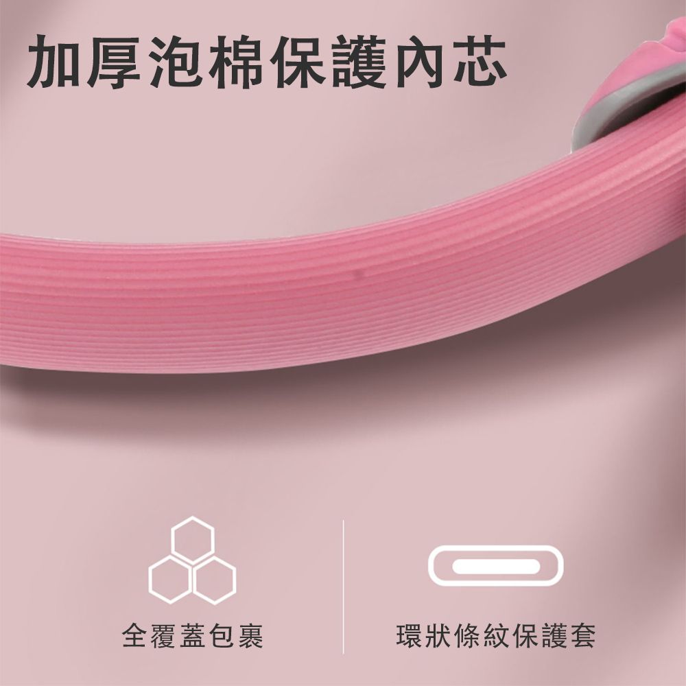 加厚泡棉保護芯全覆蓋包裹環狀條紋保護套