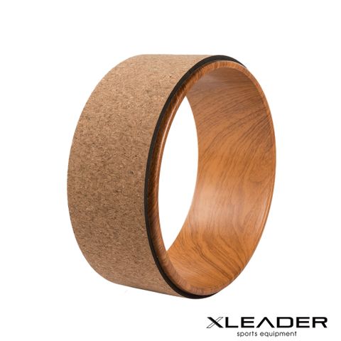 LEADER 【 X】專業塑身 後彎伸展輔助軟木瑜珈圈 瑜珈輪