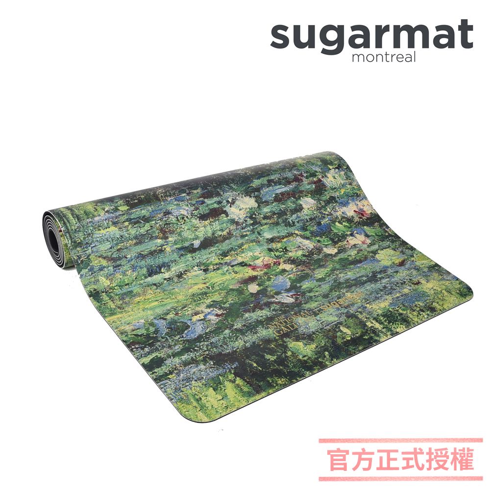 Sugarmat 【加拿大】頂級加寬PU瑜珈墊(5.0mm) 莫內荷花池 The Water Lily Pond by Claude Monet