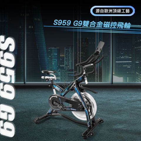 【BGYM比勁】S959 G9雙合金磁控飛輪車
