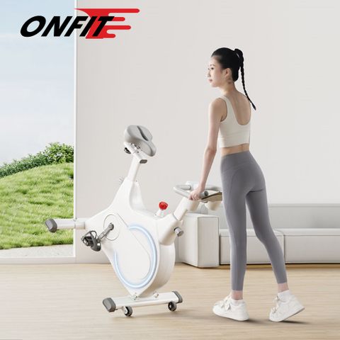 【ONFIT】JS604 智能電磁控32段阻力專業健身車騎行自發電家用健身車