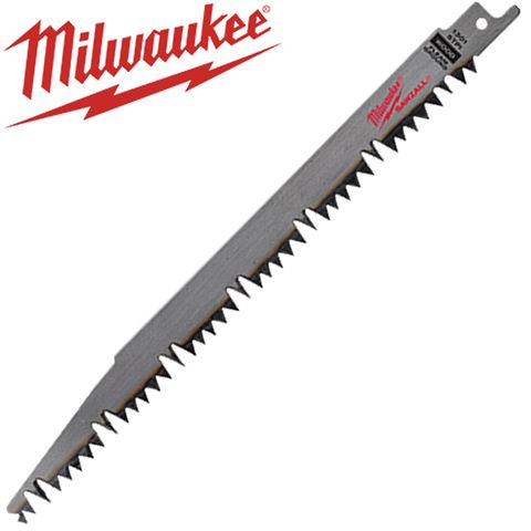 Milwaukee 美沃奇 修剪綠木專用9吋軍刀鋸片5入 (48-00-1301)