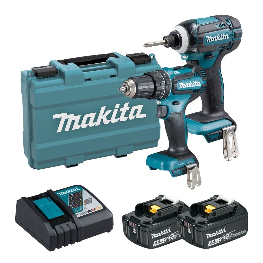 Makita 牧田  18V雙機組DLX2344 充電雙機組(DTD149+DHP485)