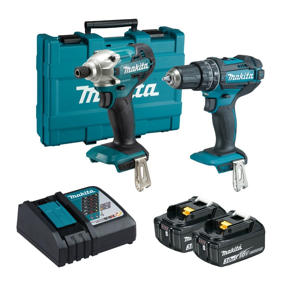 Makita 牧田  18V有刷雙機組 DLX2337(DTD156+DHP482)