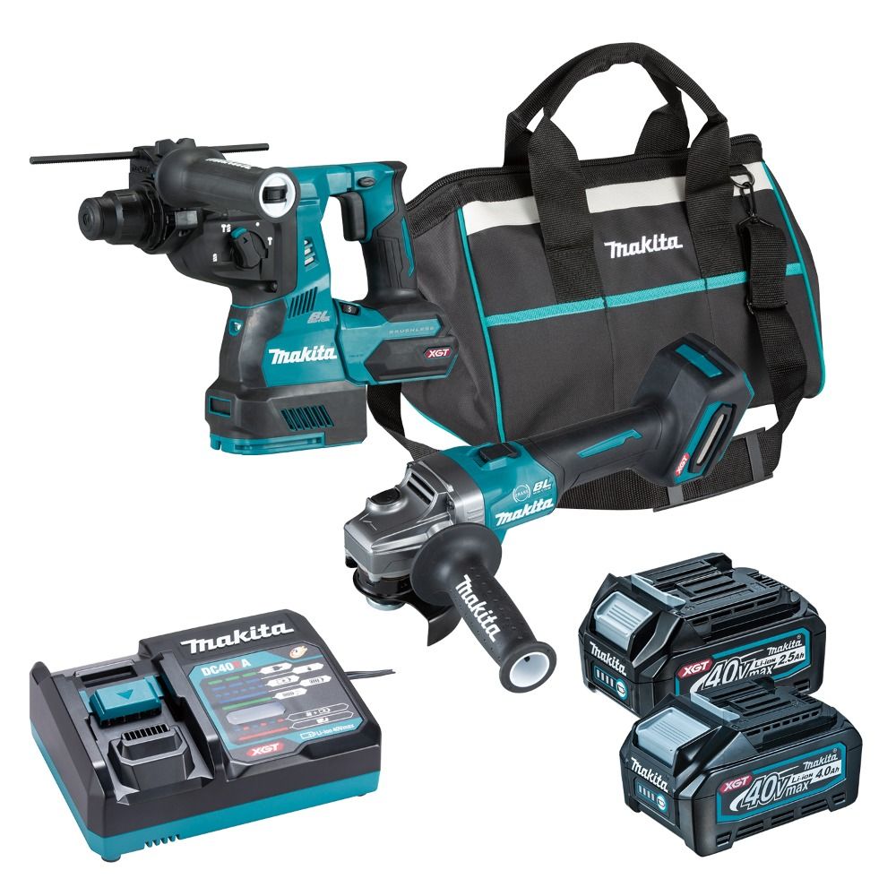 Makita 牧田  GA003GX002 40V充電無刷雙機組(BL4025*1+BL4040*1)