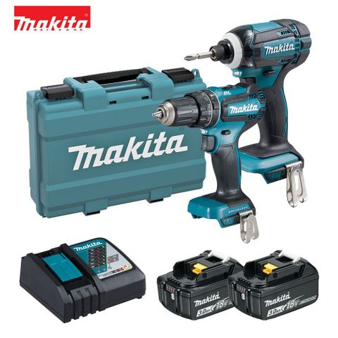 Makita 18V 電鑽 起子機 雙機組 電鑽 起子機 DLX2344(DTD149+DHP485)