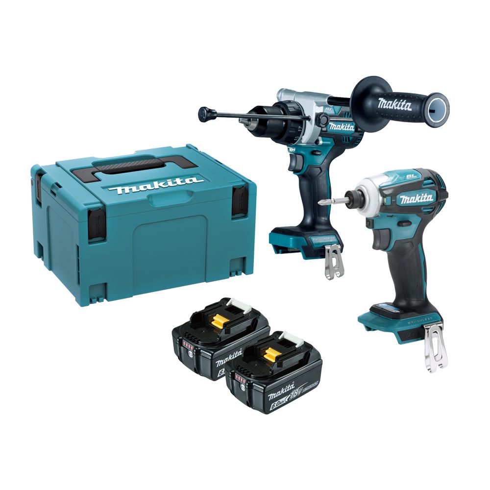 Makita 牧田  DLX2455JX2 18V無刷雙機組(DTD172+DHP486)