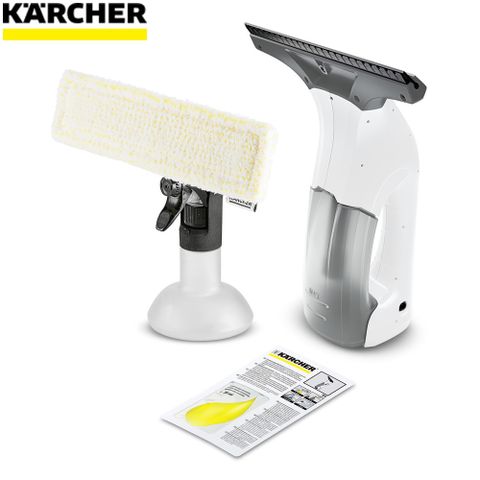 KARCHER 凱馳 無線電動清洗機與超細纖維刷布噴罐組(WV 1 Plus)