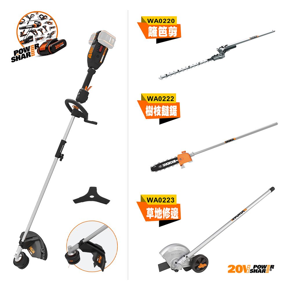 WORX 25CM WA0222 WG186E PChome 24h