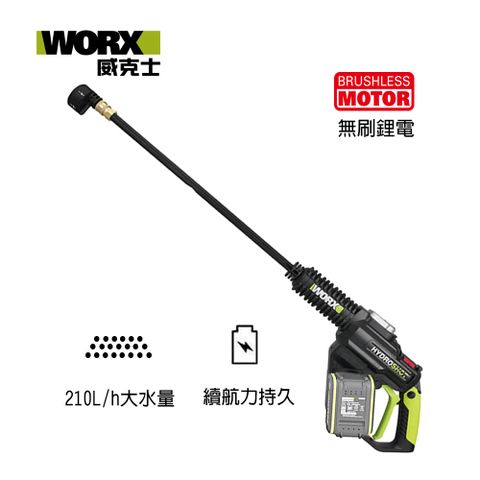 WORX 威克士 20V 鋰電無碳刷高壓清洗機 空機 WU630.9