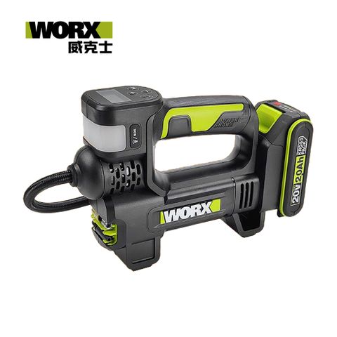 WORX 威克士 20V 雙缸高壓打氣機 /高壓打氣泵 2.0Ah 單電池套裝 WU092