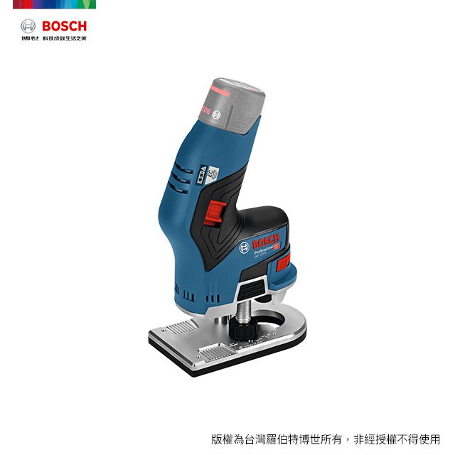 BOSCH 博世  12V鋰電免碳刷修邊機 GKF 12V-8