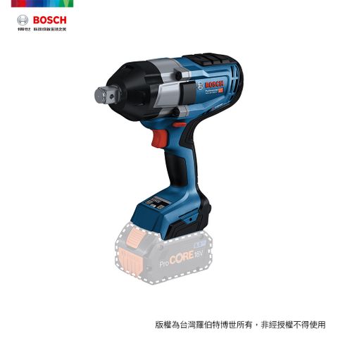 BOSCH 博世 18V 鋰電免碳刷高扭力衝擊扳手機 GDS 18V-1050 H (空機)