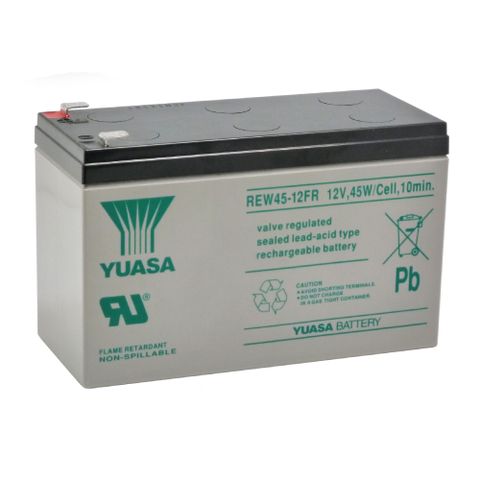 【YUASA】REW45-12 鉛酸電池12V45W POS系統機器 UPS不斷電設備 電池更換