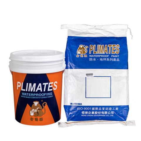 Plimates 金絲猴 P-215 水性複合式乳膠泥 A+B(5加侖桶裝樹脂 + 20公斤粉體)