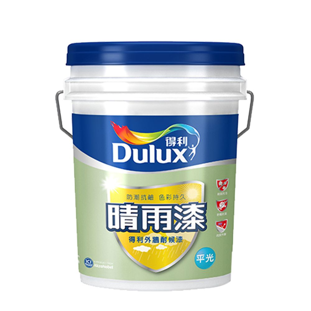 Dulux 得利塗料  A924 晴雨漆外牆耐候漆 亮光白色-1加侖裝