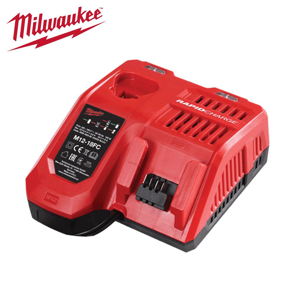 Milwaukee 美沃奇   12-18V鋰電快充電器 (M12-18FC)