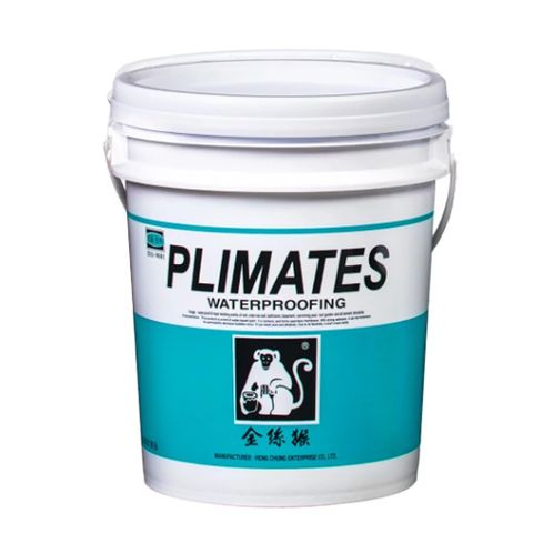 Plimates 金絲猴 P-777 粉狀抗水壓矽酸質水泥塗料 白色-5加侖裝