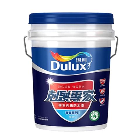 Dulux得利塗料 A955 剋裂專家外牆防水漆-1加侖裝