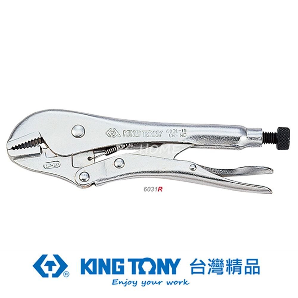 KING TONY 金統立工具  金統立 專業級工具 平口型萬能鉗 9" KT6031-10R