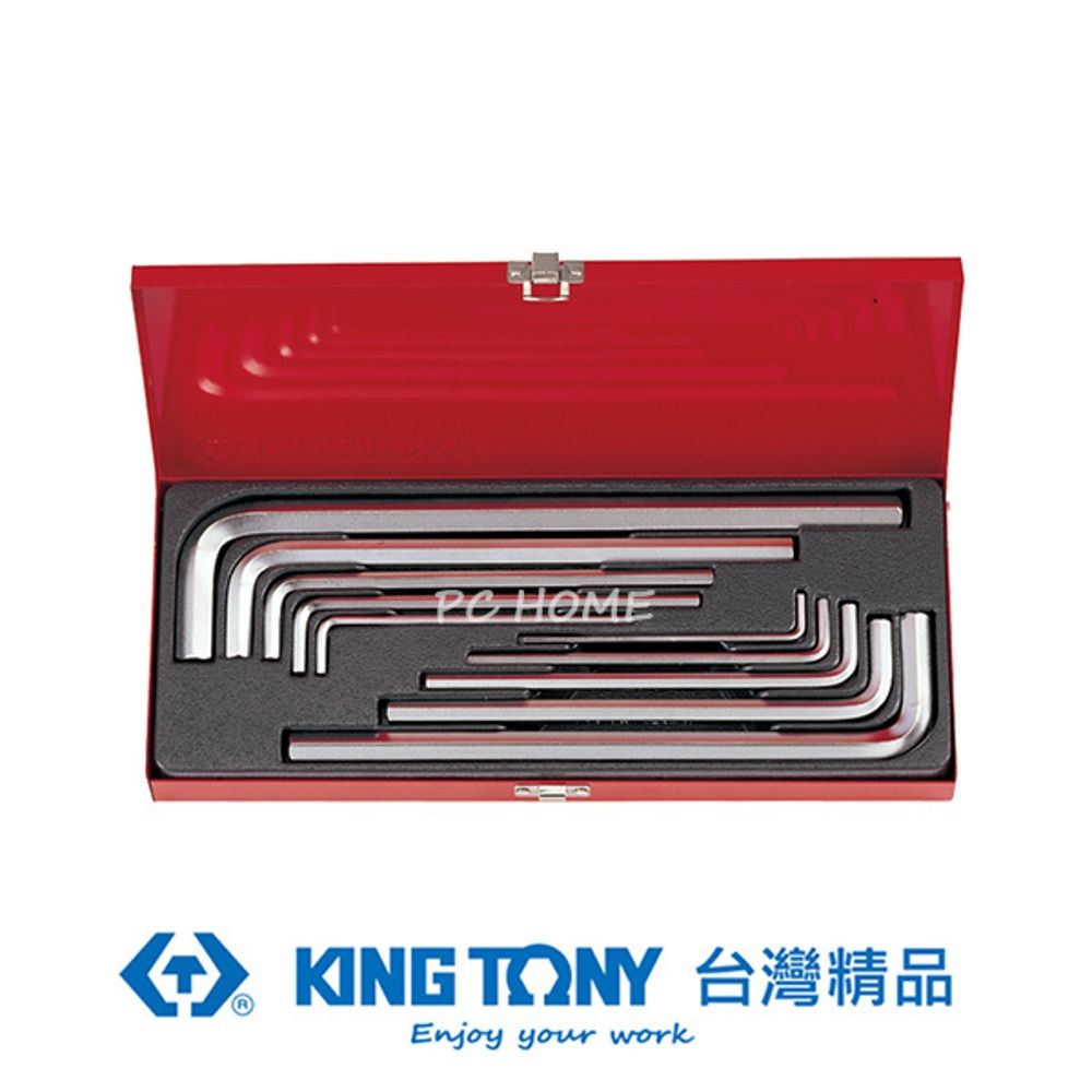 KING TONY 金統立工具  金統立 專業級工具 10件式 特長六角扳手組 KT20210MR