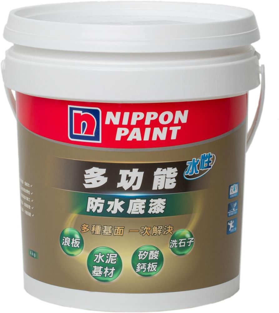 Nippon Paint 立邦漆   多功能水性防水底漆-透明色-4公斤