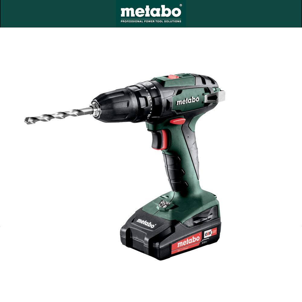 metabo 美達寶18V鋰電震動電鑽套組SB 18 SET (2.0Ah*2+配件組