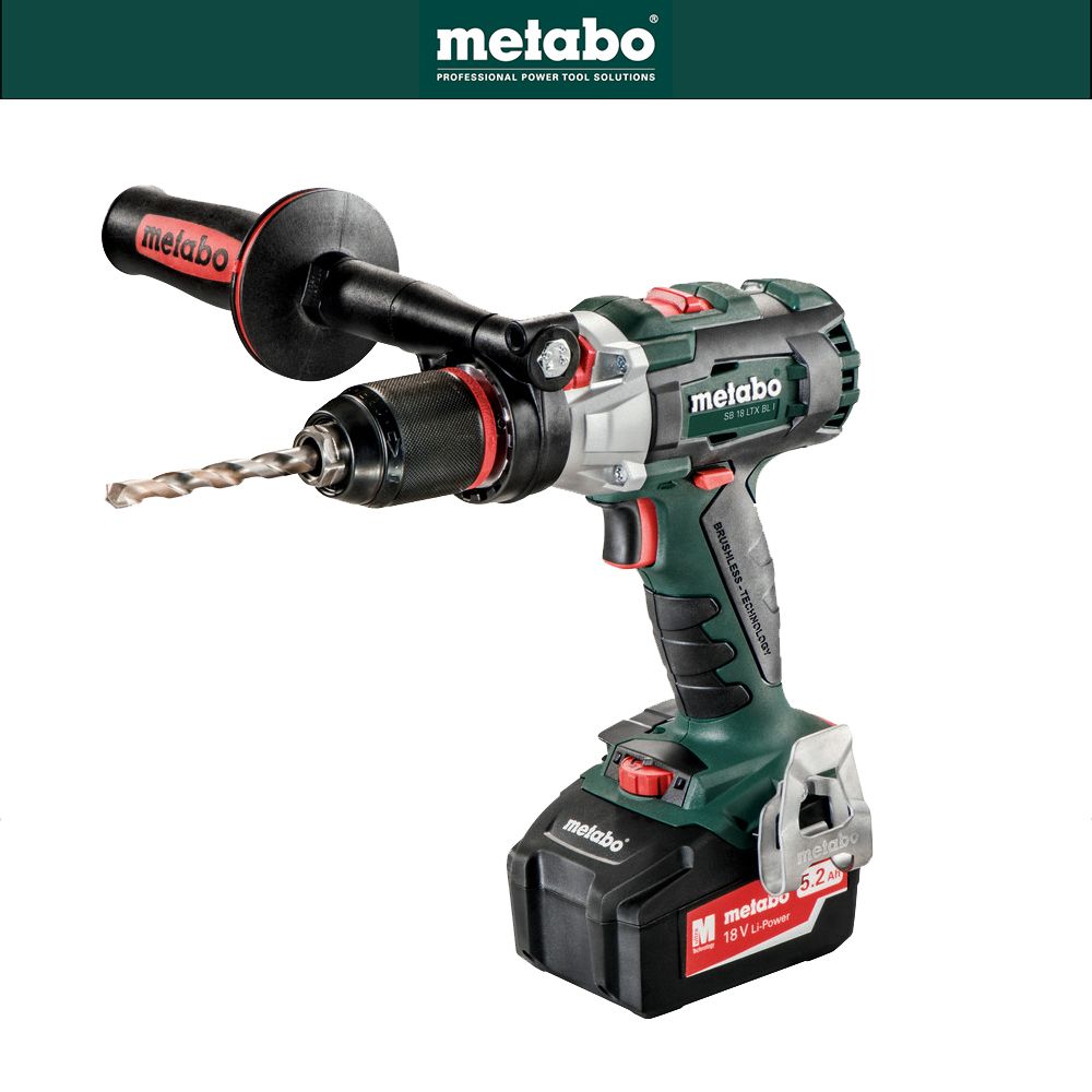 metabo 美達寶   18V鋰電無刷脈衝震動電鑽 SB 18 LTX BL I (G) (5.2Ah*2)