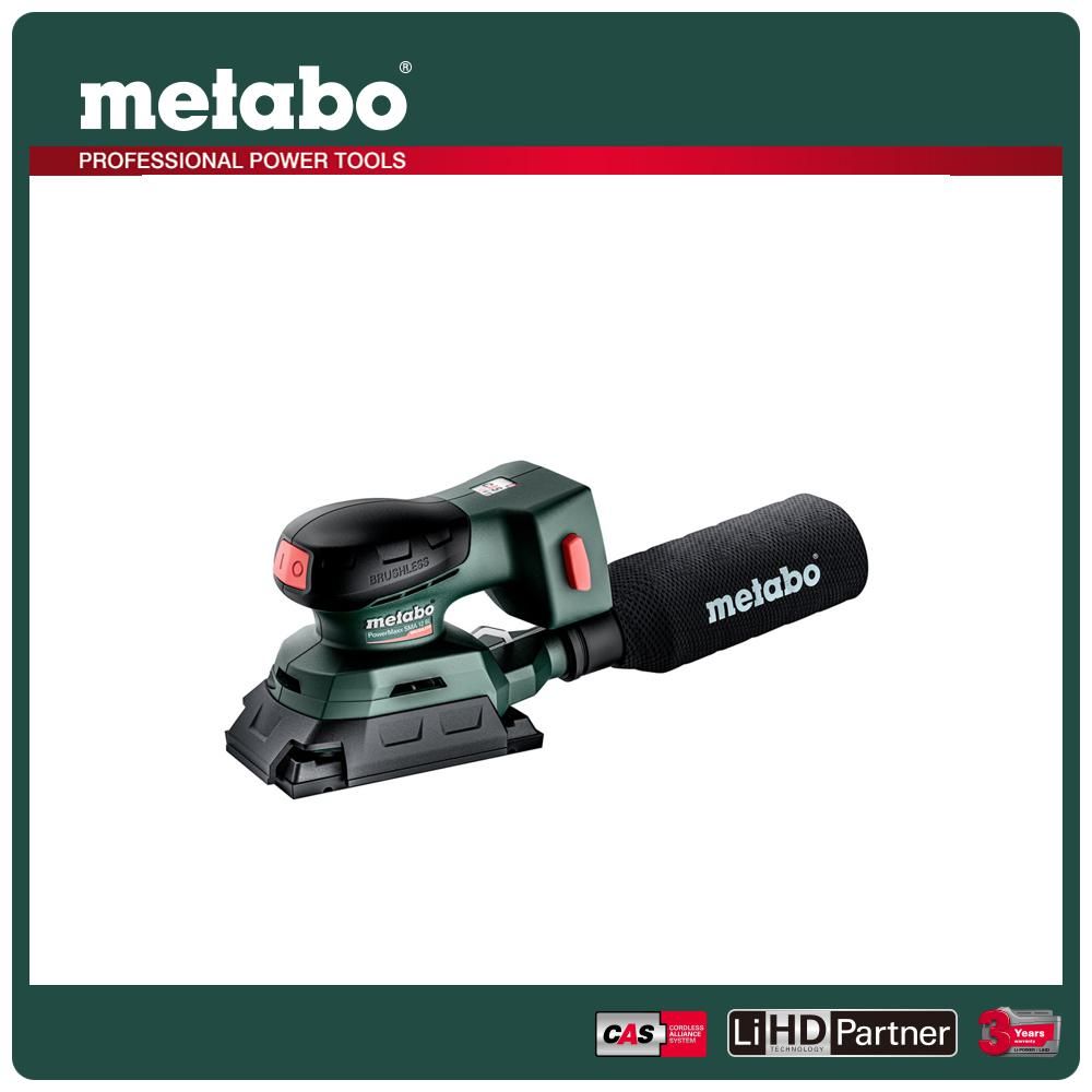 metabo 美達寶   12V鋰電無刷方形砂紙機 PowerMaxx SRA 12 BL 空機 (紙盒)