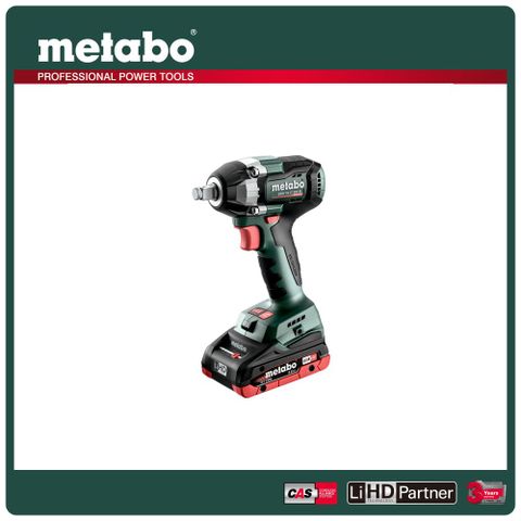 metabo 美達寶 18V鋰電無刷衝擊扳手機 SSW 18 LT 300 BL 4.0HD單 (metaBOX)