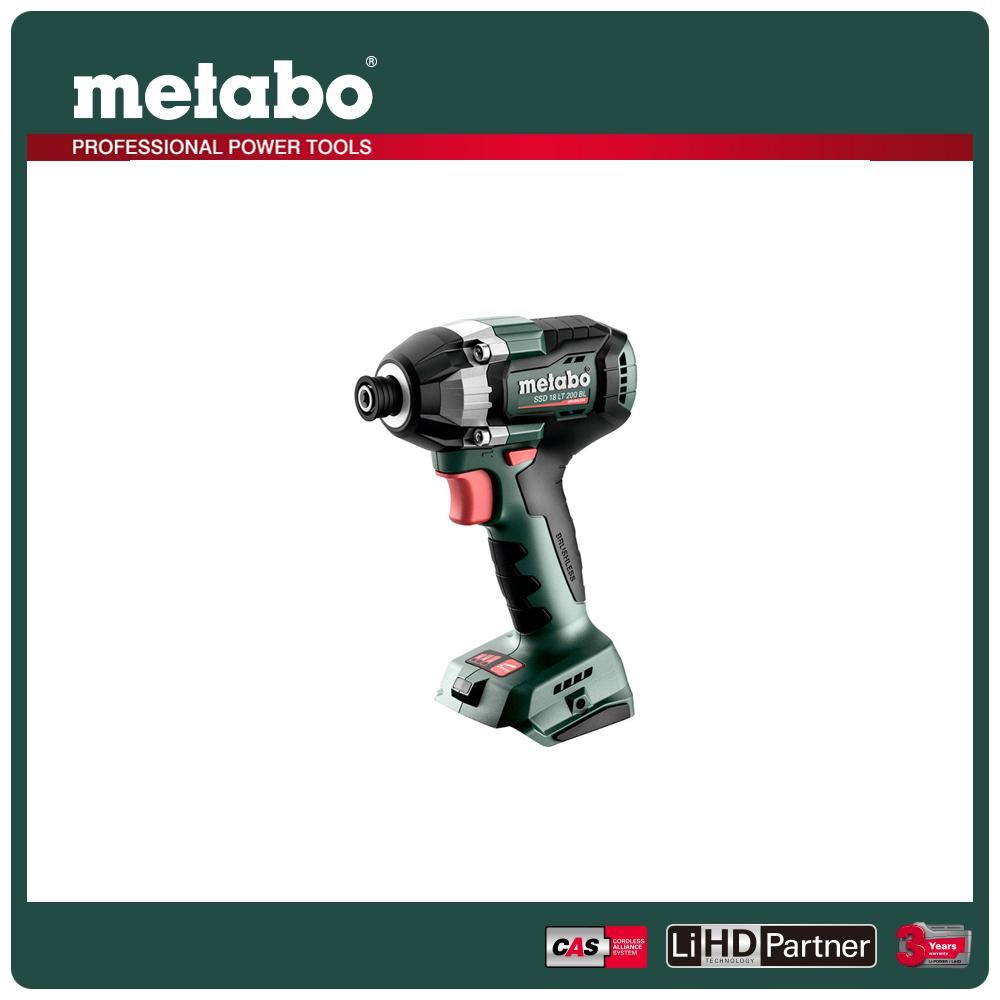 metabo 美達寶   18V鋰電無刷衝擊起子機 短軸版 SSD 18 LT 200 BL 空機 (X)