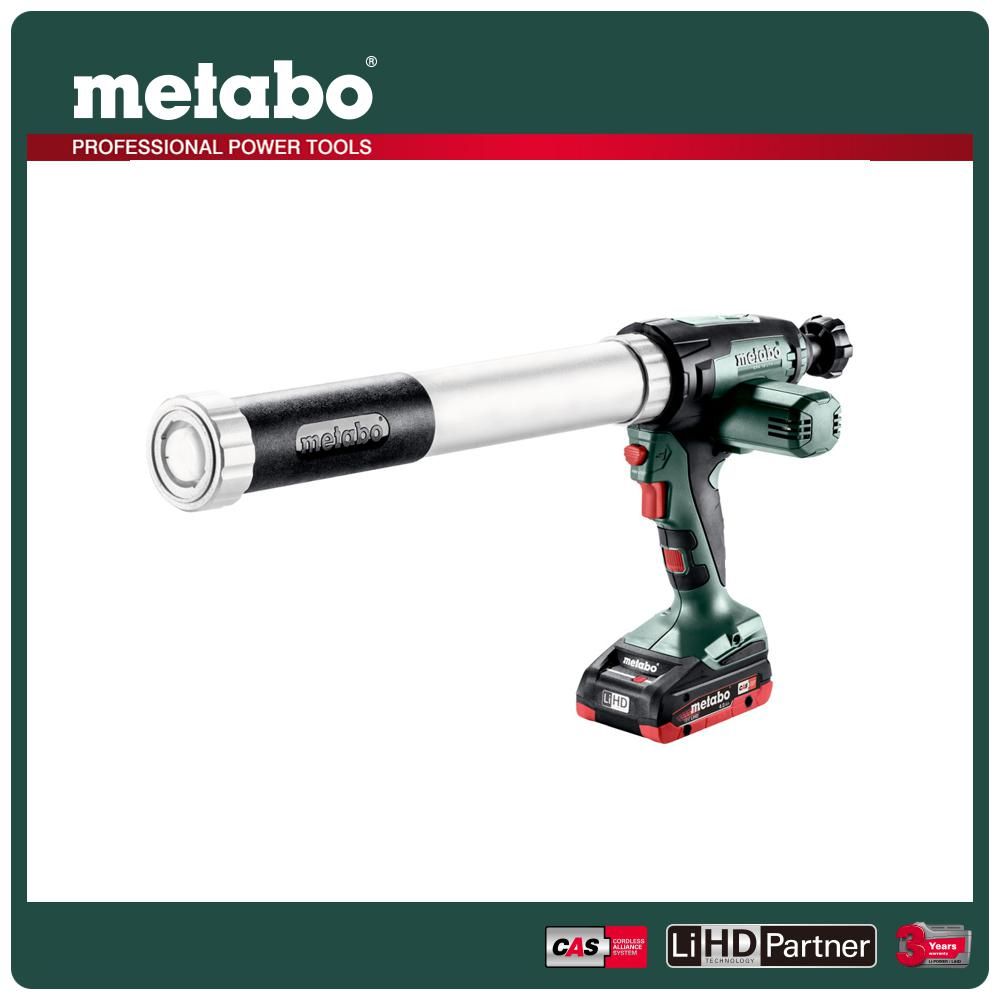 metabo 美達寶   18V鋰電注膠槍 KPA 18 LTX 600 4.0HD單 (16"工具袋)